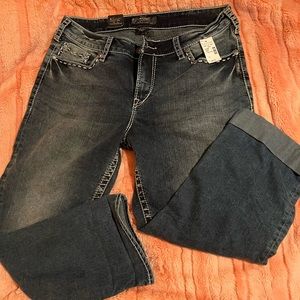 NWT Silver Suki Flap Capri size 16